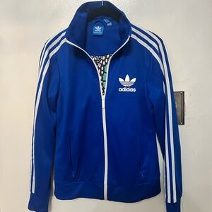 Adidas Zip-up Jacket, Size Small, Royal Blue